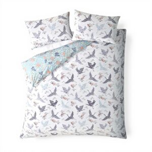 Housse de couette Fatface floral single coton literie
