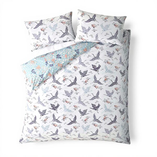 Housse de couette Fatface floral double coton literie