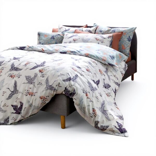 Taies doreillers Fatface floral coton standard 50x75cm