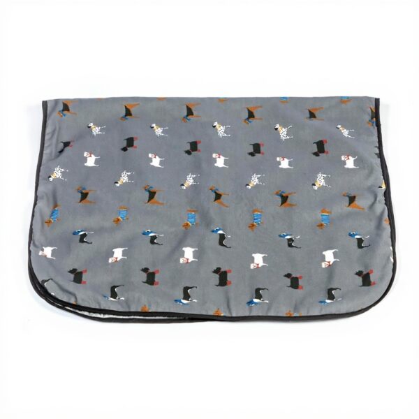 Couverture pour chiens FATFACE gris coton portable durable