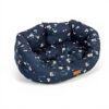 FatFace Lit Durable Chien Chiot Floral Bleu Marine 76 cm