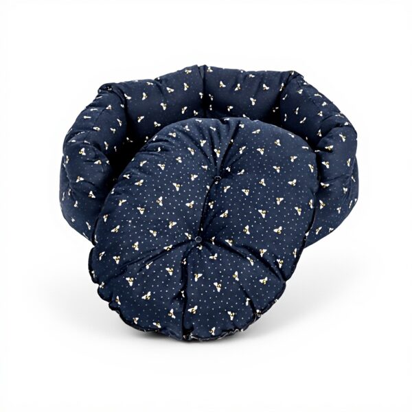 FatFace Panier Chien Abeilles Bleu Marine Profond Lavable