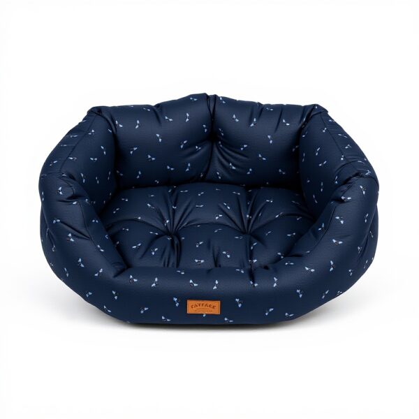 FatFace Panier Chien Abeilles Bleu Marine Profond Lavable