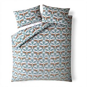 Housse de couette léopards Fatface double 200x200 coton