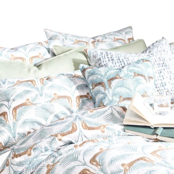 Taies doreillers Fatface Leopards Coton Set de 2