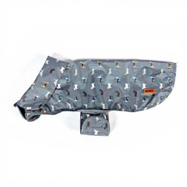 Manteau imperméable chien FatFace Marching Dogs ajustable