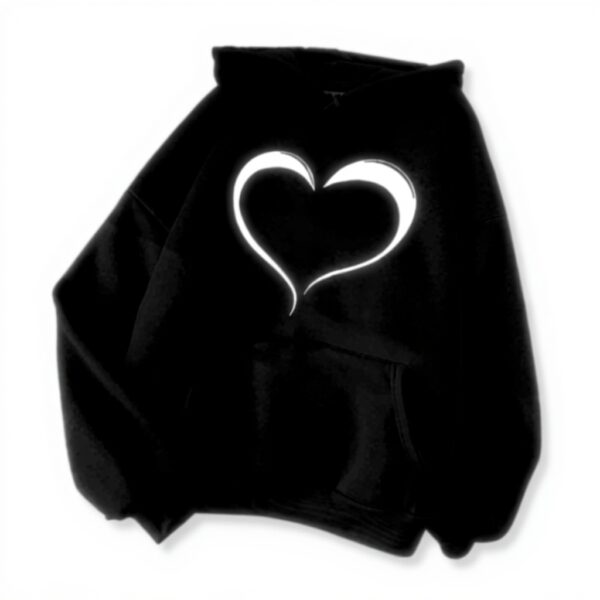 Sweat à capuche femme ample chaud automne hiver Generic