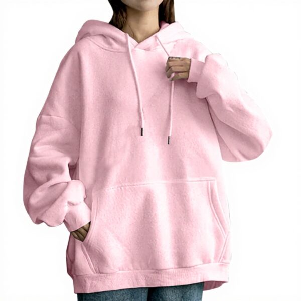 Sweat à capuche femme décontracté capuche poche cordon