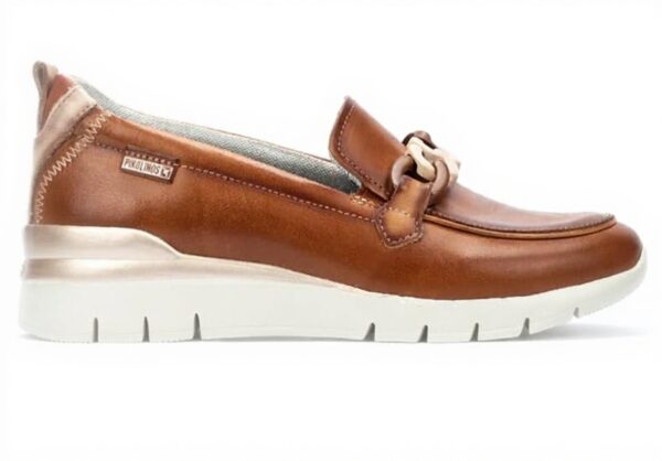 Baskets en cuir Pikolinos CANTABRIA Femme Brandy Mocassins