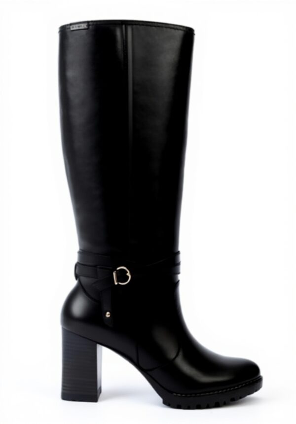 Pikolinos Bottes Femme Cuir Confortable Noir Brandy