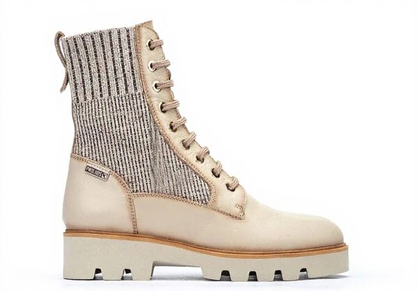 Bottines Pikolinos Cuir Salamanca Femme Marfil Espagne
