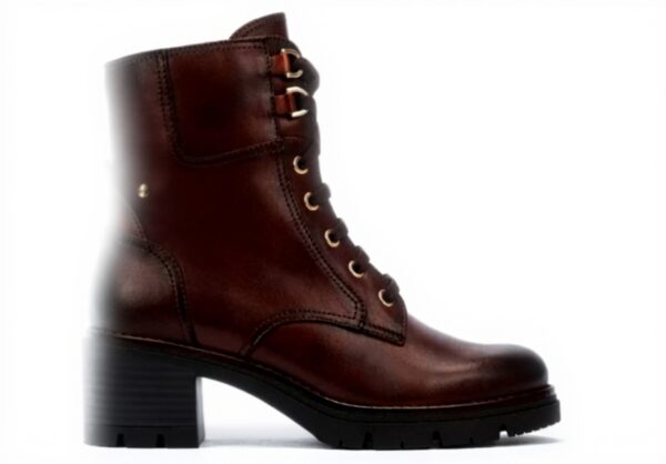 Pikolinos Bottines Cuir Talon Femme Soria CAOBA