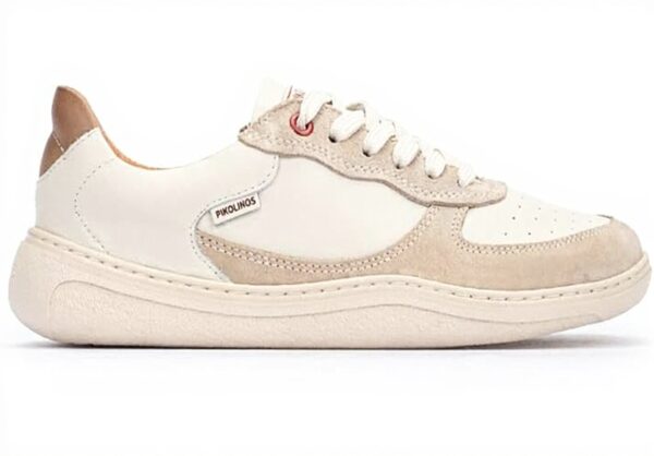Pikolinos chaussures sport cuir orange Barefoot unisexe