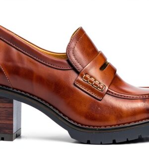 Escarpins femme Pikolinos cuir élégant confortable Cognac-0
