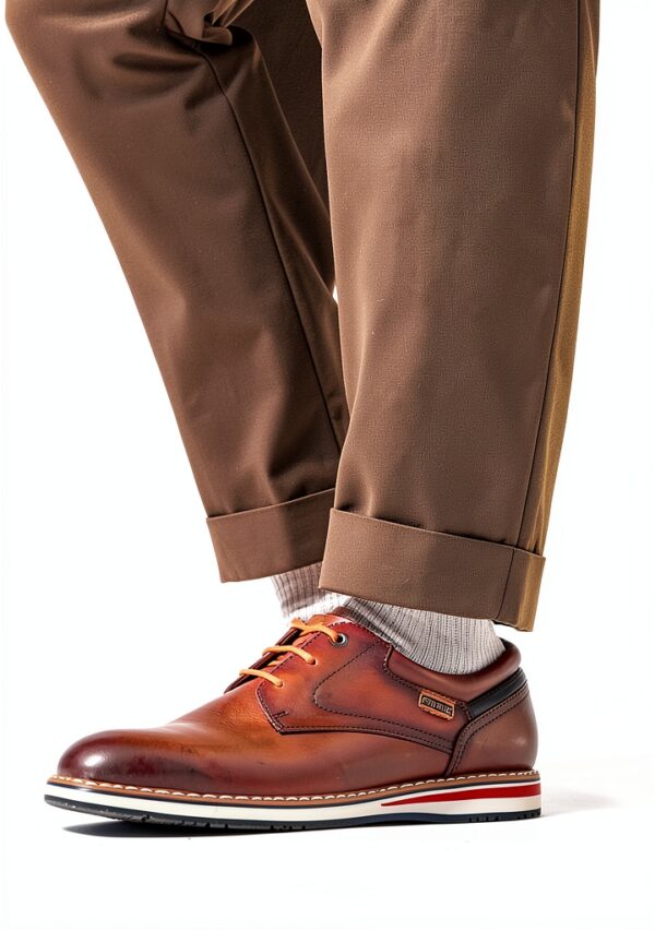 Pikolinos Chaussures Homme Cuir Oxfords Lacets Confort-7