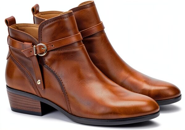 Bottines femme Pikolinos cuir talon confort usage quotidien-1