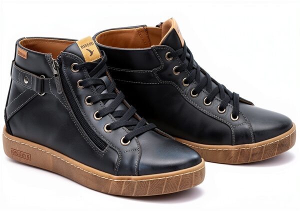 Chaussures Pikolinos cuir souple léger femme baskets été-5