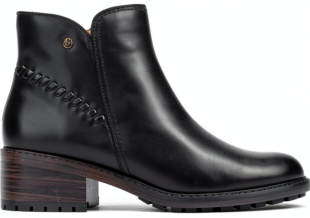 Bottines Pikolinos femme en cuir avec talon stable