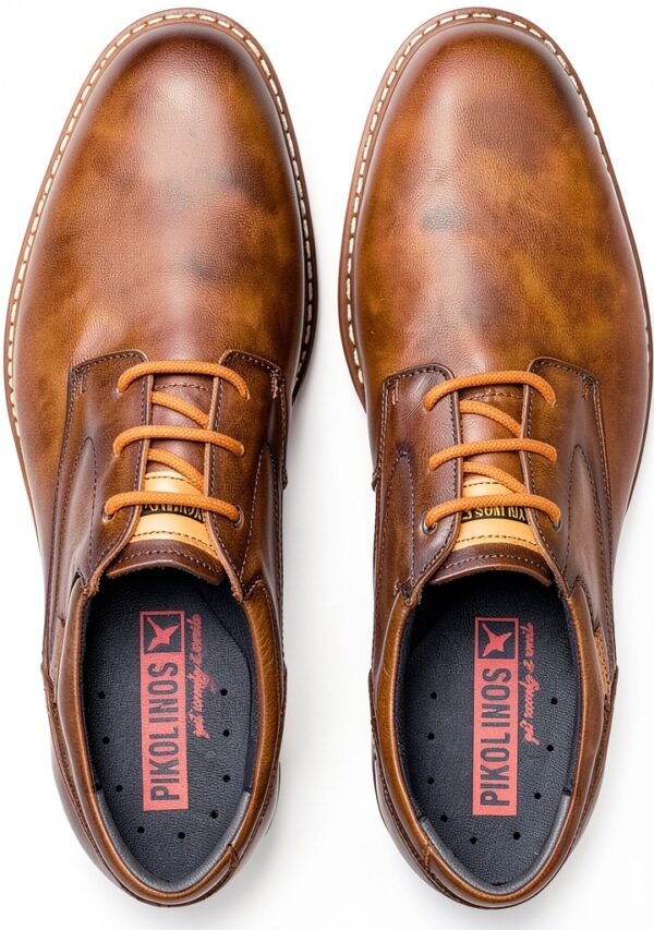 Pikolinos Chaussures Homme Cuir Oxfords Lacets Confort-6