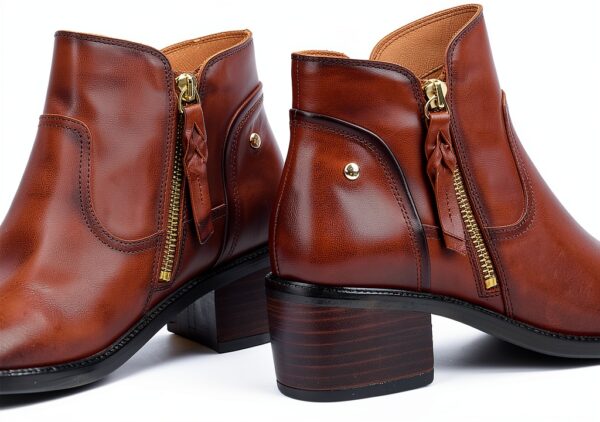 Bottines femme Pikolinos cuir talon confortable élégantes-3