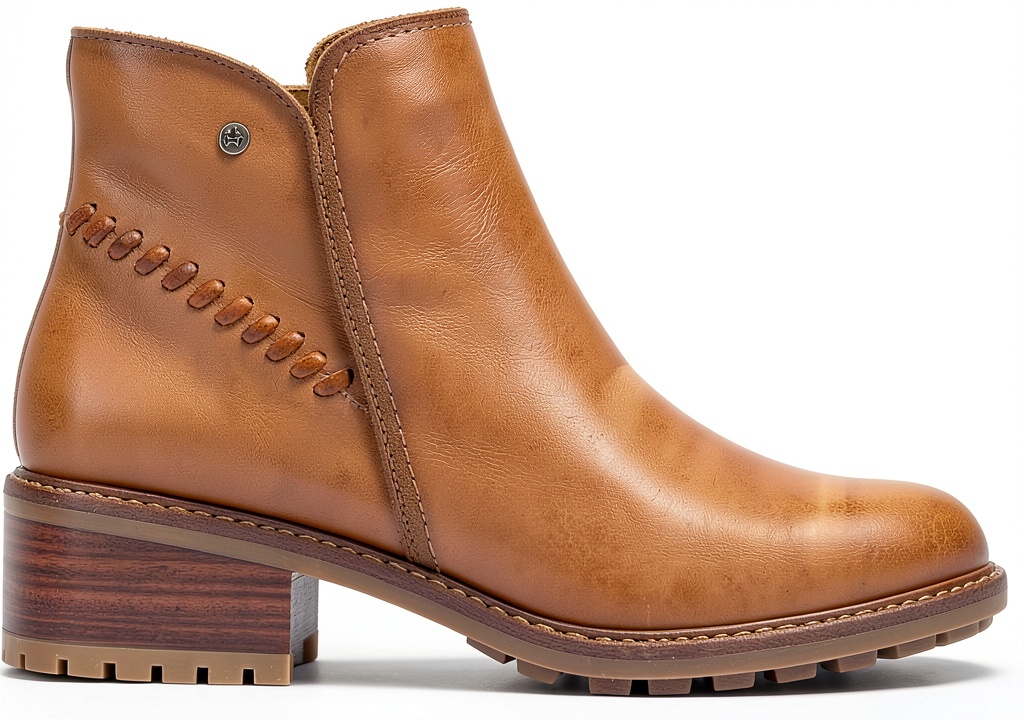 Bottines Pikolinos femme en cuir vue de face sur fond neutre