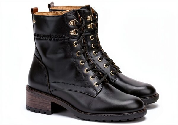 Bottines femme cuir talon élégantes confortables marque-1