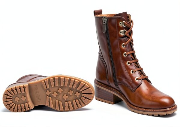 Bottines femme cuir talon design élégant confort quotidien-4
