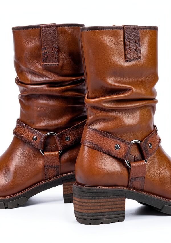 Bottes femme cuir élégantes confortables pour quotidien-3