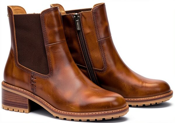 Bottines femme Pikolinos cuir talon confortable élégantes-5