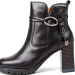 Bottines femme Pikolinos cuir talon confortable design-0