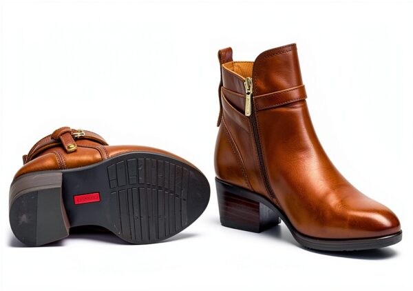 Bottines femme Pikolinos cuir talon confort usage quotidien-4