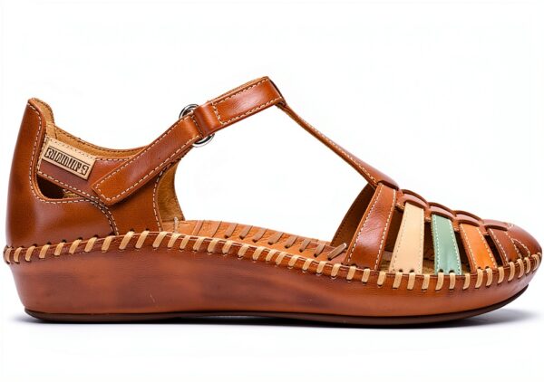 Sandales Pikolinos Vallarta Cuir Véritable Femme Été