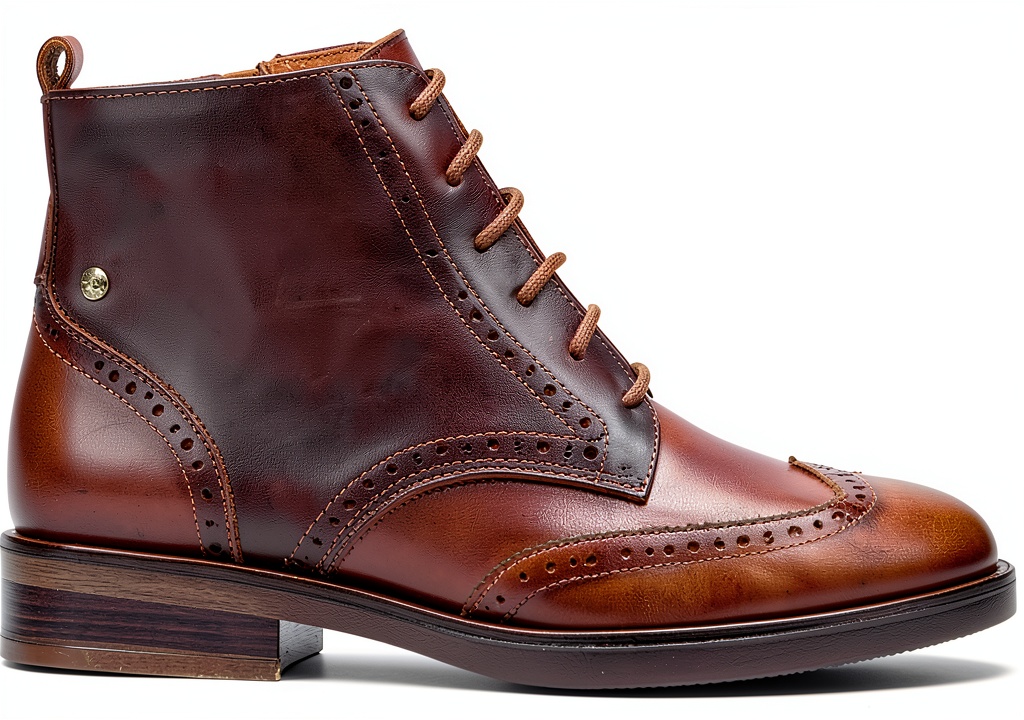Bottines Pikolinos PUERTOLLANO en cuir véritable sur fond neutre