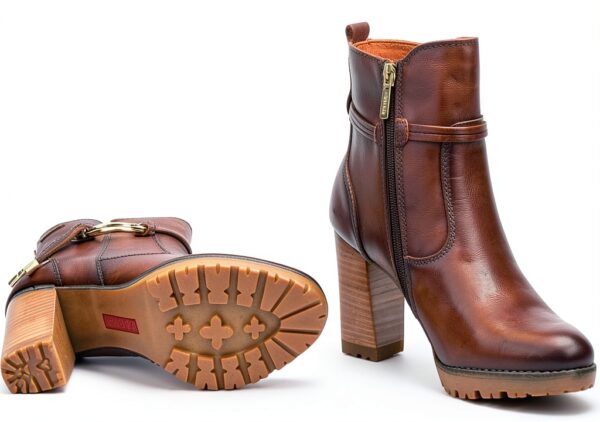Bottines femme Pikolinos cuir talon confortable usage-4