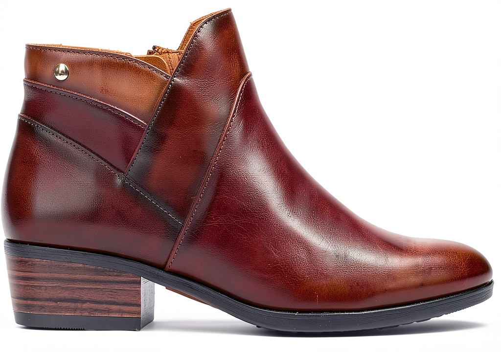 Bottines Pikolinos femme en cuir avec talon stable