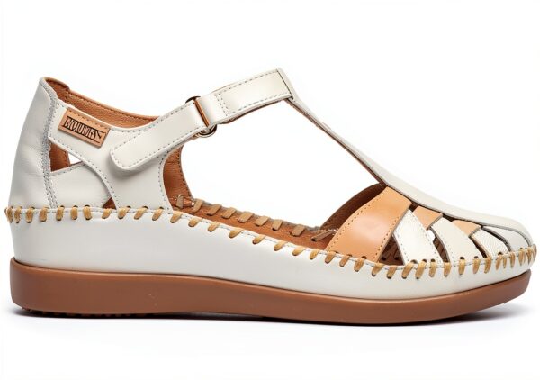 Chaussures femme Pikolinos cuir semi-ouvertes confortables-0