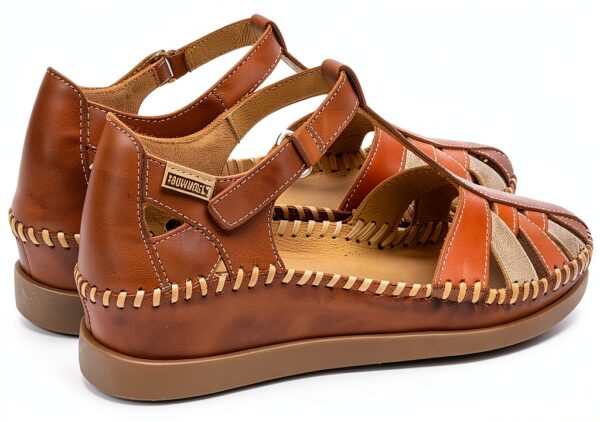Chaussures femme Pikolinos cuir semi-ouvertes confortables-2