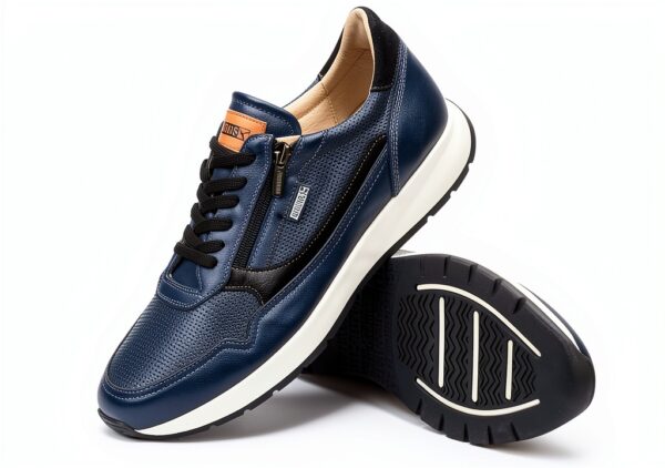 Baskets Pikolinos homme cuir souple design sportif élégant-4