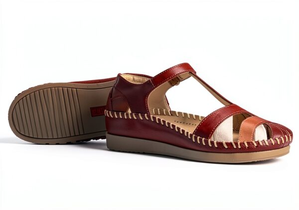 Pikolinos chaussures femme cuir semi-ouvertes confortables-4
