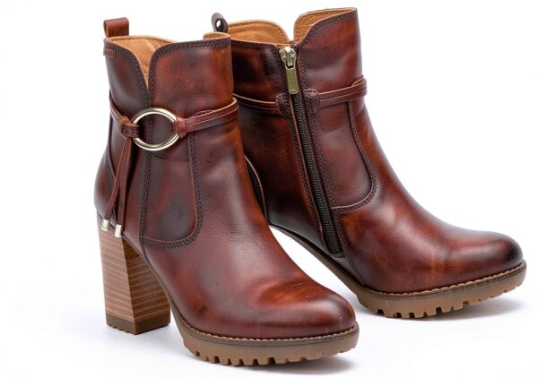 Bottines femme Pikolinos cuir talon confortable usage-5