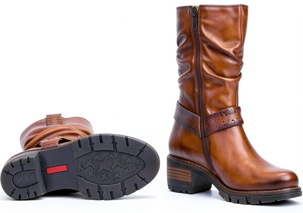 Bottes femme cuir élégantes confortables pour quotidien-4