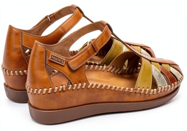 Pikolinos sandales femme cuir confort semelle souple-2