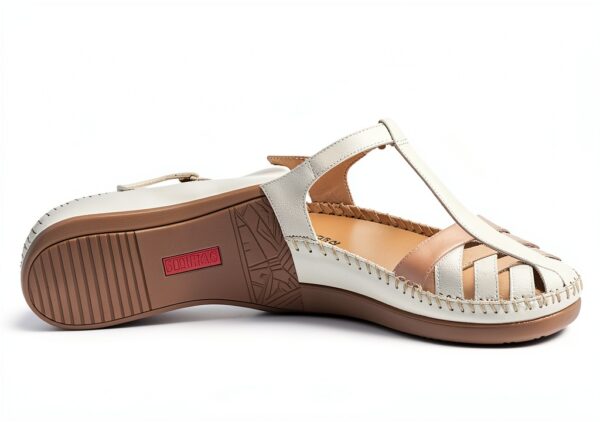 Chaussures femme Pikolinos cuir semi-ouvertes confortables-4