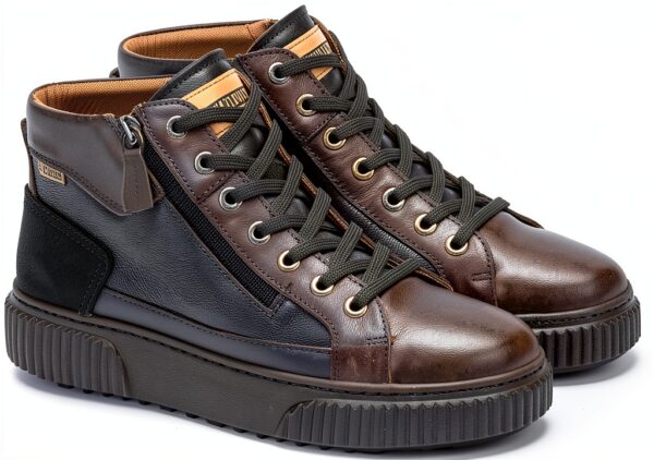 Baskets femme Pikolinos cuir design sportif confortable-2