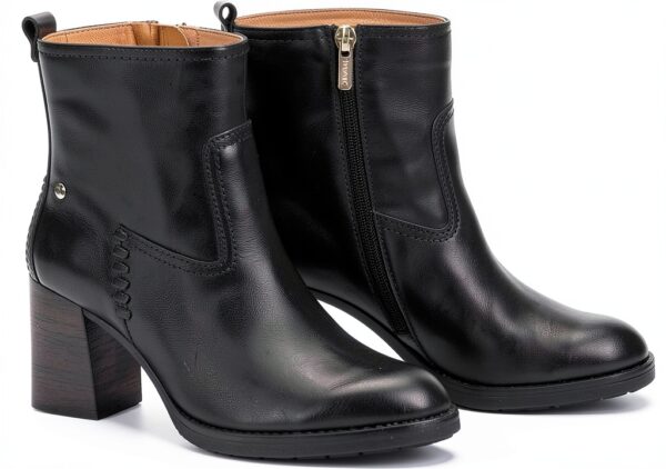 Bottines femme cuir talon design élégant confort quotidien-5
