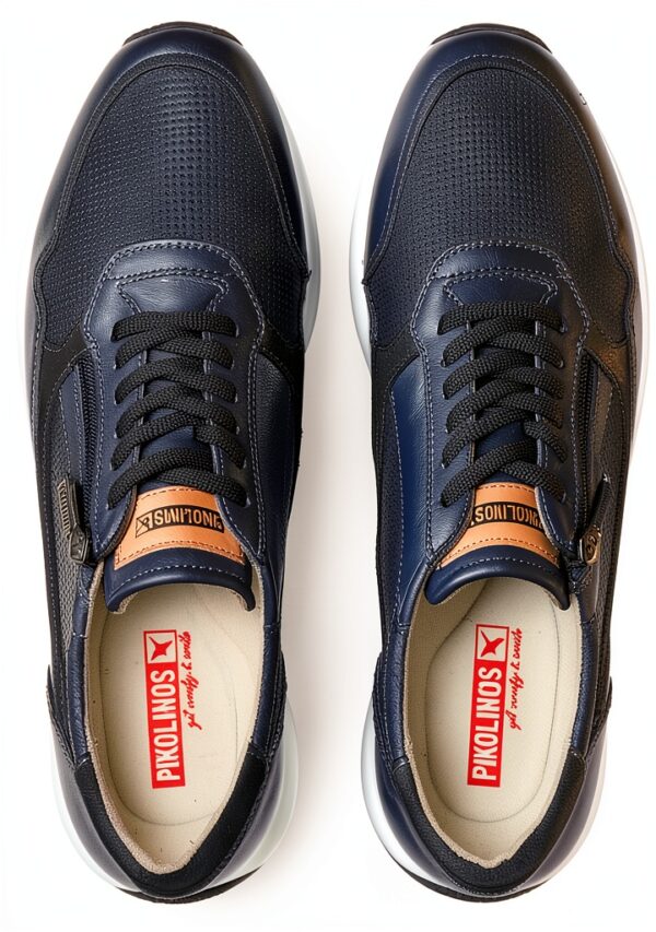 Baskets Pikolinos homme cuir souple design sportif élégant-5