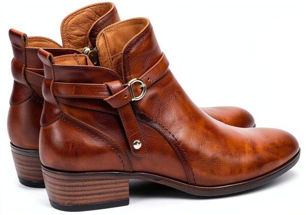 Bottines femme Pikolinos cuir talon confort usage quotidien-2