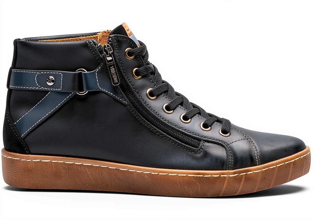 'Chaussures Pikolinos en cuir souple, vue de côté sur fond neutre'