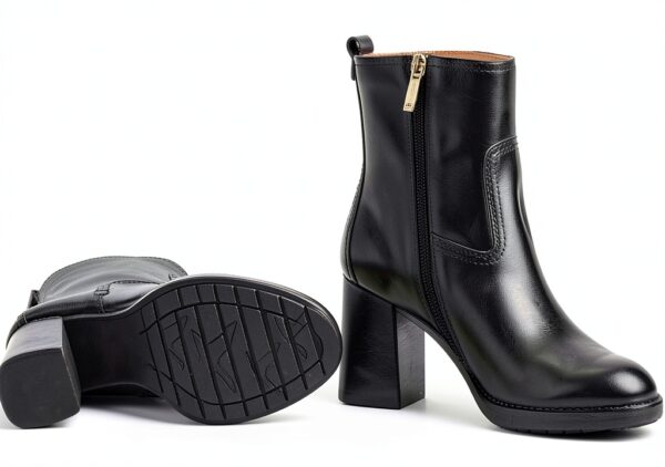Bottines femme cuir talon design élégant confort quotidien-4