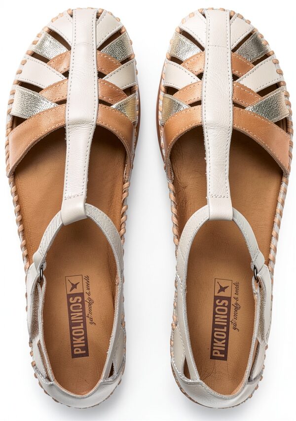 Chaussures femme Pikolinos cuir semi-ouvertes confortables-5